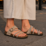 Taormina Braided Sandals - Lead Alternate View