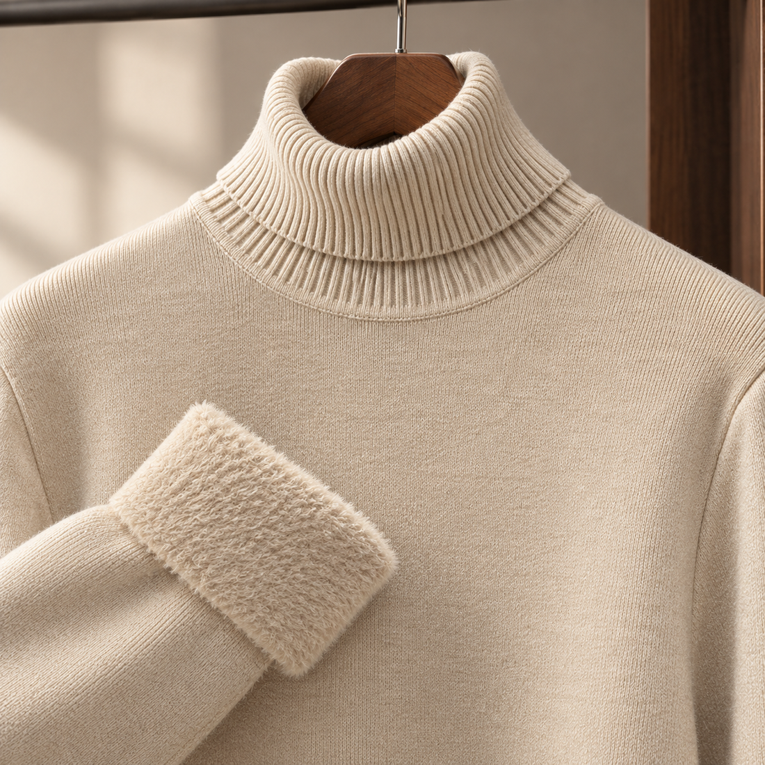 Fulbert Ribbed Turtleneck Sweater - Lead Product Detail