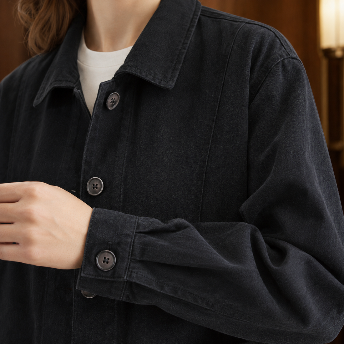 Evangeline-Jade Utility Jacket - Lead Product Detail