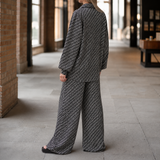 Ophelia Geometric Pants Set - Lead Alternate View
