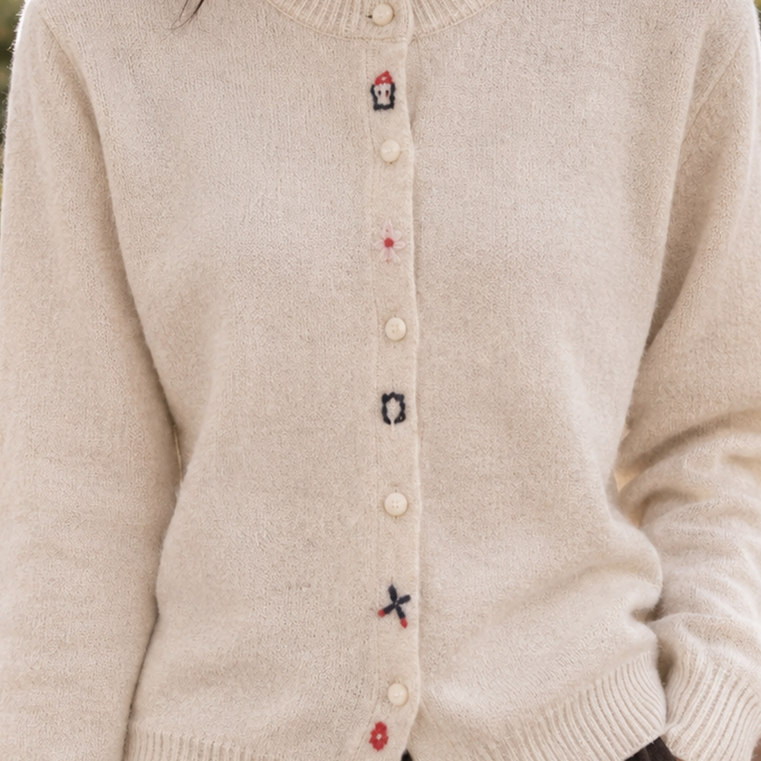 Violetta-Mae Embroidered Cardigan - Lead Product Detail