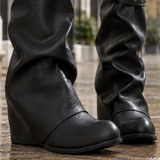 Cuneo Studded Wedge Boots - Lead Product Detail