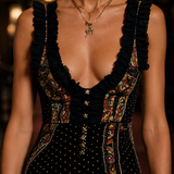 Phoebe-Faye Plunge Maxi Dress - Lead Product Detail