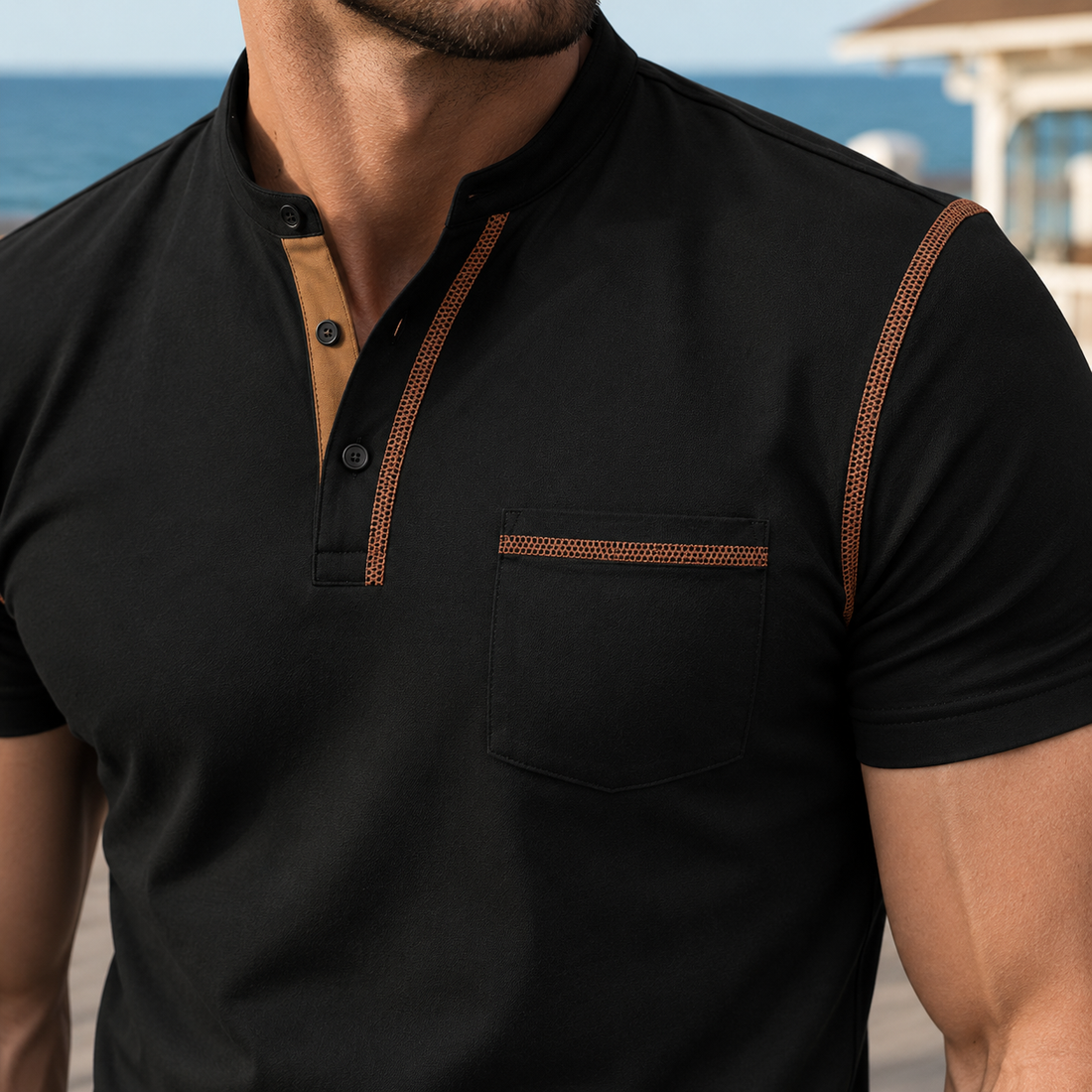 Theo Henley Polo - Lead Product Detail