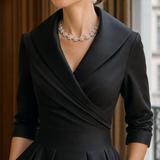 Philippa Wrap Midi Dress - Lead Product Detail