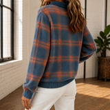 Francesca Plaid Sweater - Lead Alternate View