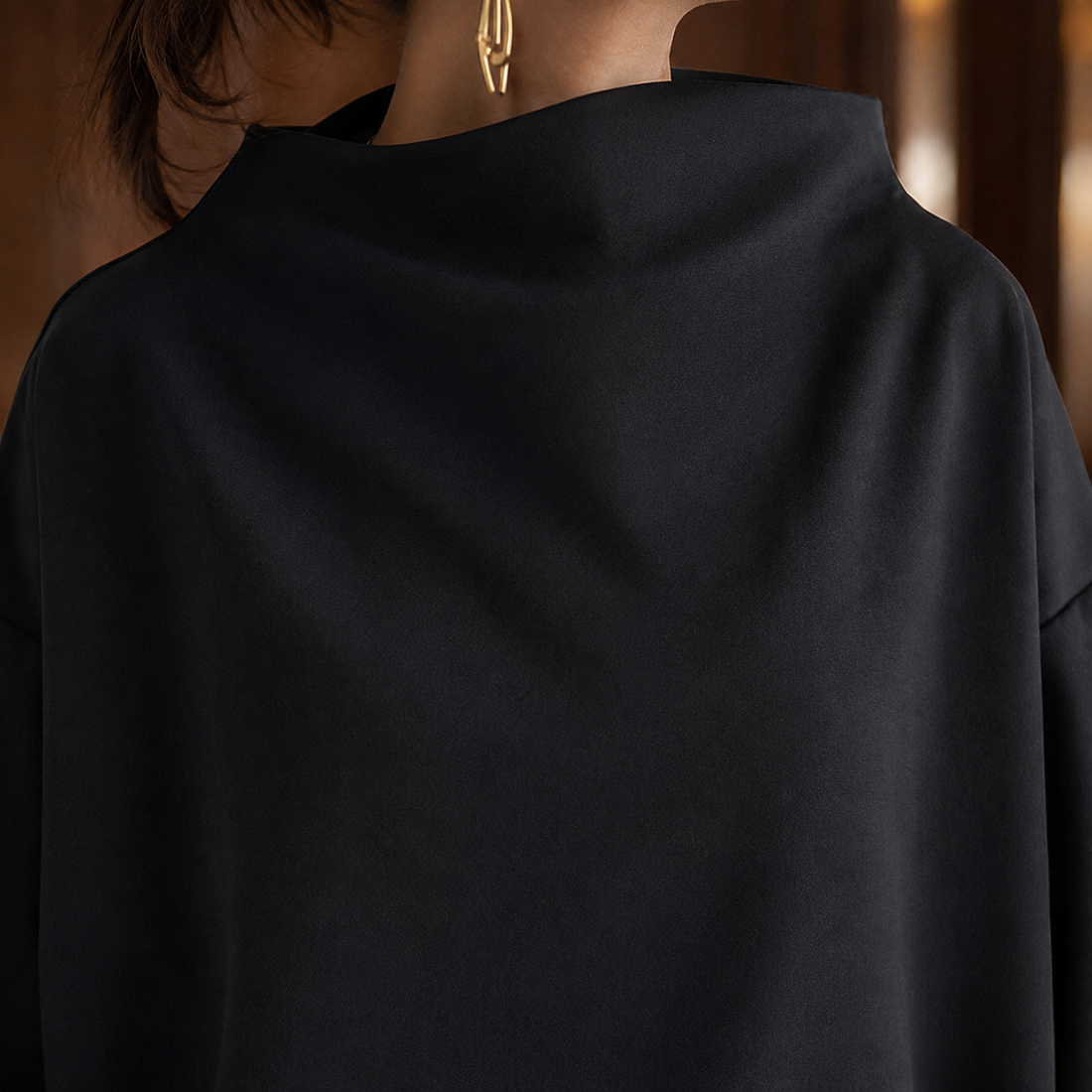 Nadia-Grace High-Neck Top - Lead Product Detail