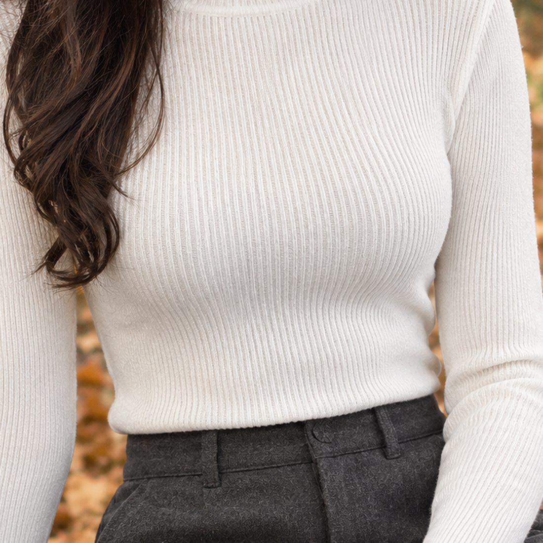 Violetta-Hope Mock Neck Sweater - Lead Product Detail