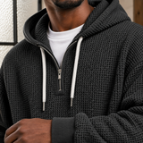 Merrick Waffle Hoodie - Lead Product Detail
