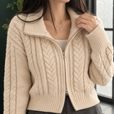 Charlotte Cable Knit Sweater - Lead Product Detail