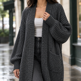 Estelle-Belle Chunky Knit Cardigan - Lead Product Detail