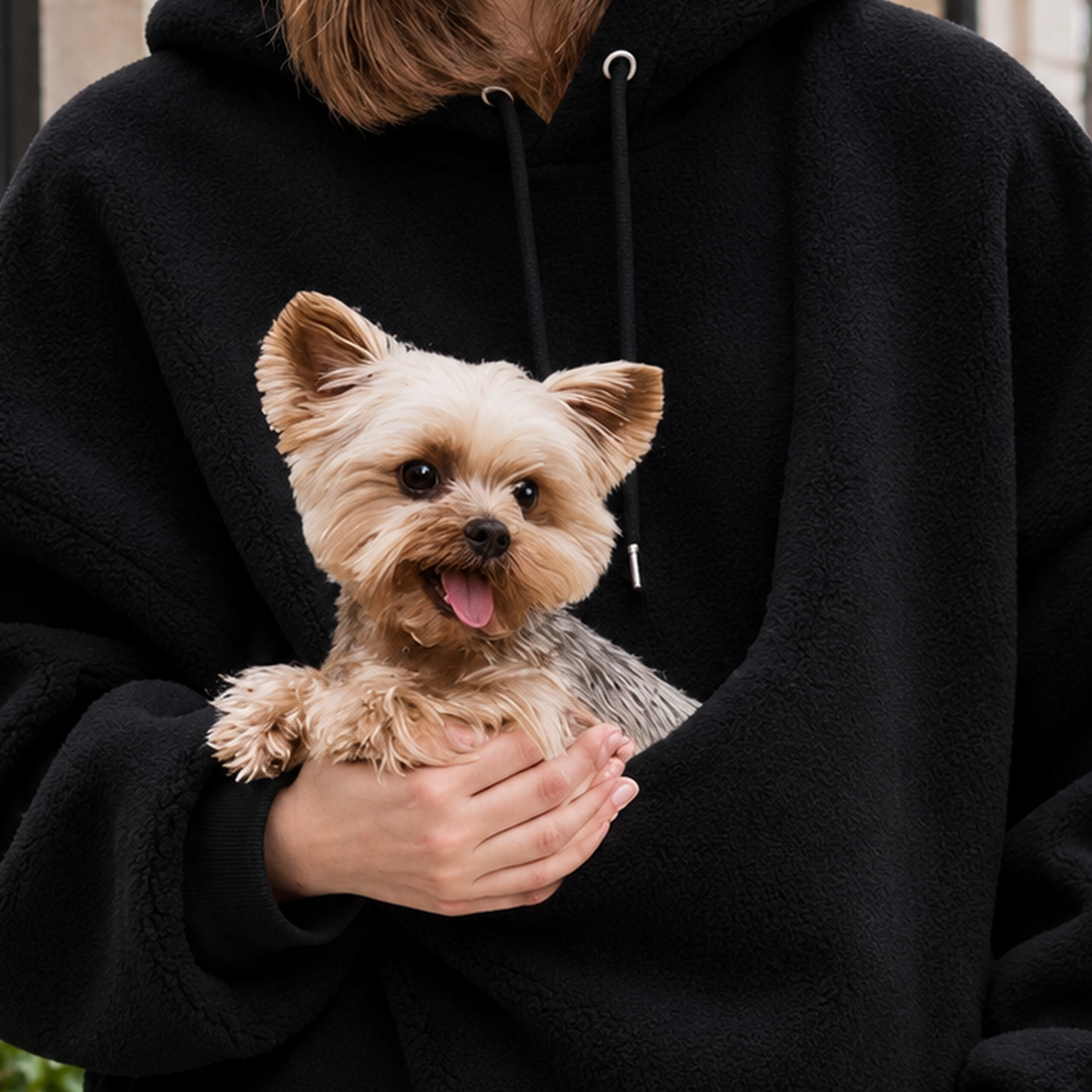 Talia-Mae Fleece Pet Hoodie - Lead Product Detail