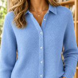 Sabina-Skye Collared Sweater - Lead Product Detail