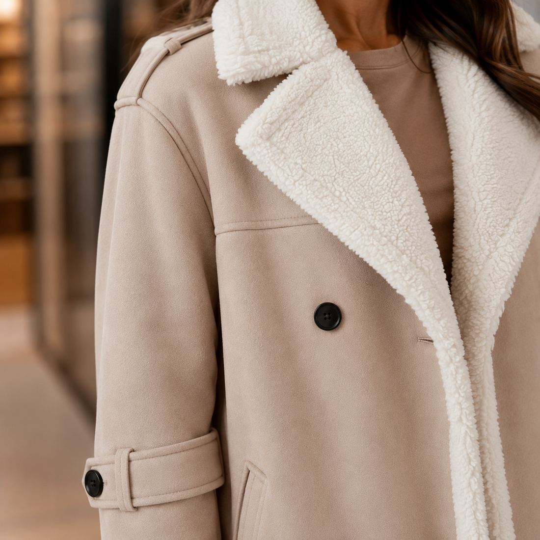 Soledad-Louise Longline Coat - Lead Product Detail