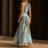 Yara Leopard Maxi Dress - Lead Alternate View