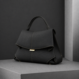Positano Leather Handbag - Lead Alternate View