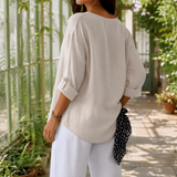 Marisol Relaxed Blouse - Lead Alternate View