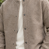 Caspian-Grey Knit Jacket - Lead Product Detail