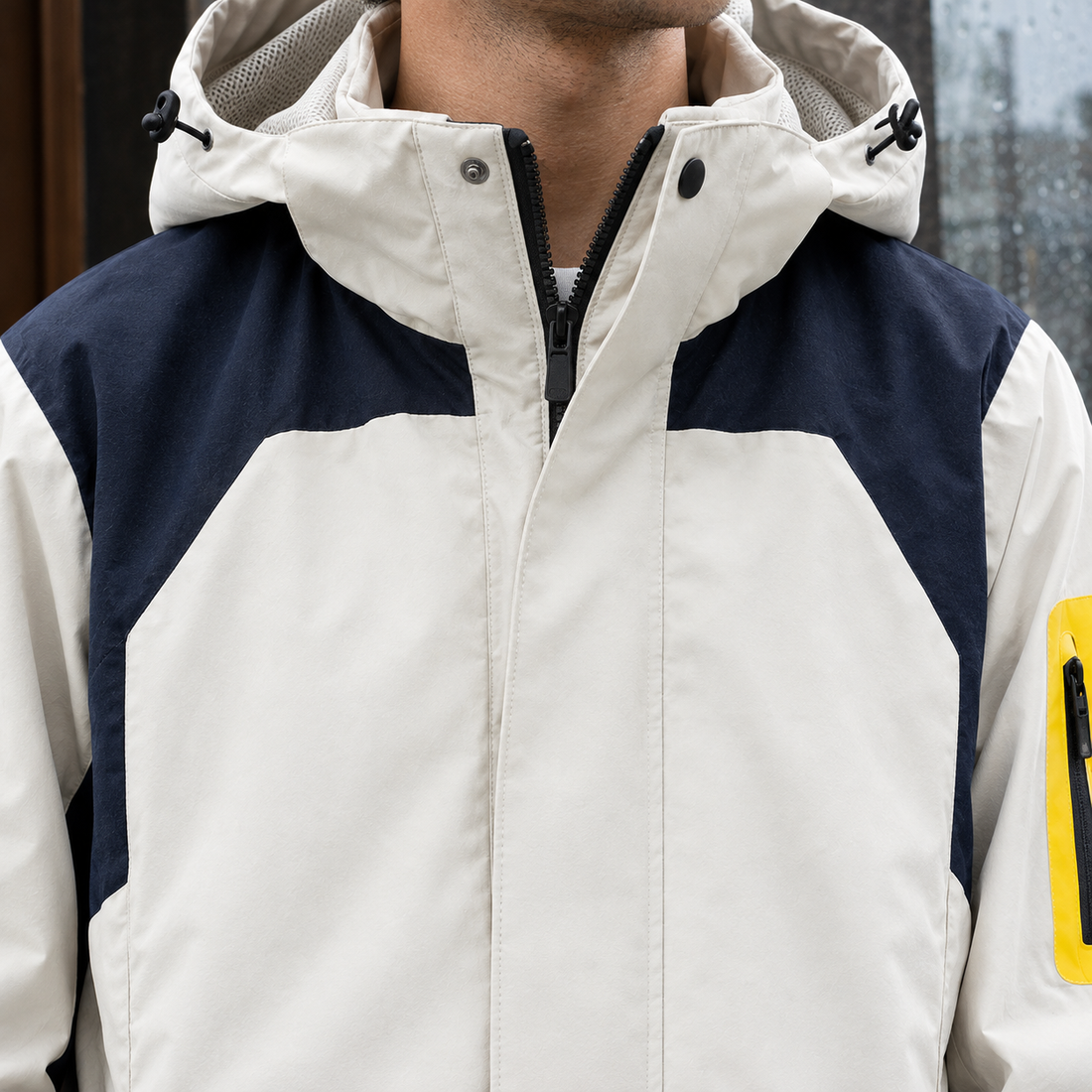 Blaise-Grant Colorblock Jacket - Lead Product Detail