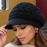 Allington Cable Knit Cap - Lead Product Detail