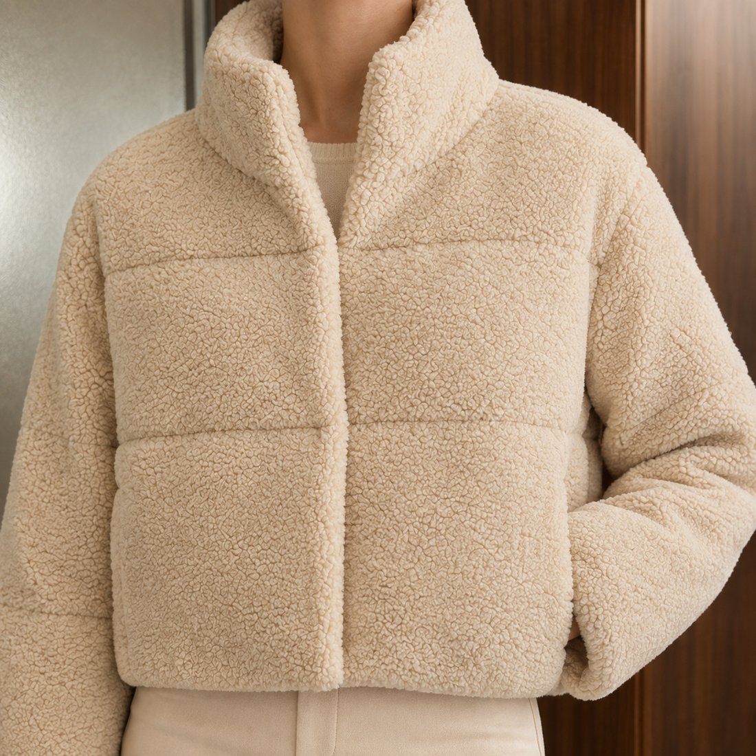 Leonie-Belle Teddy Jacket - Lead Product Detail