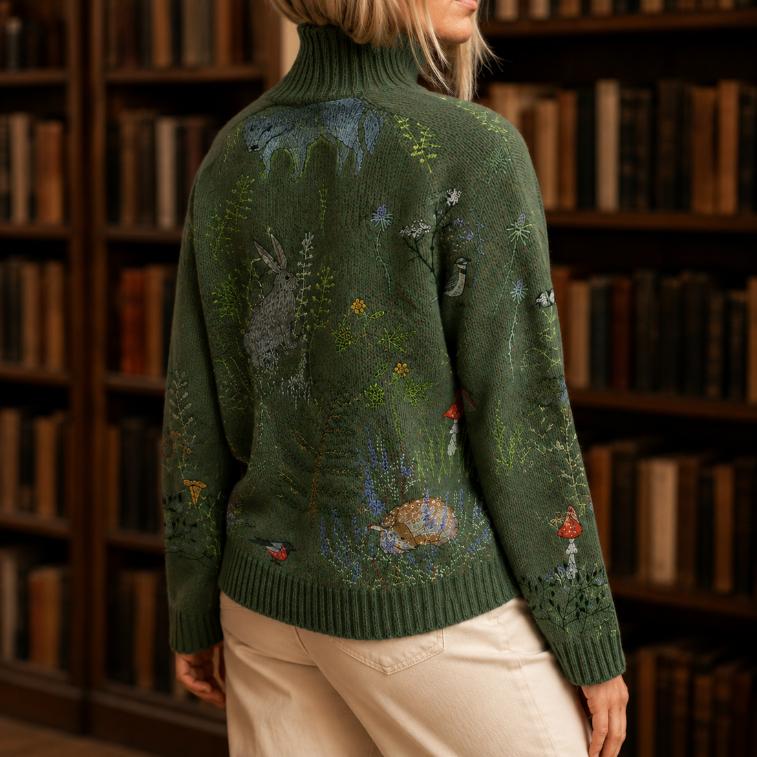 Seraphina Turtleneck Sweater - Lead Alternate View