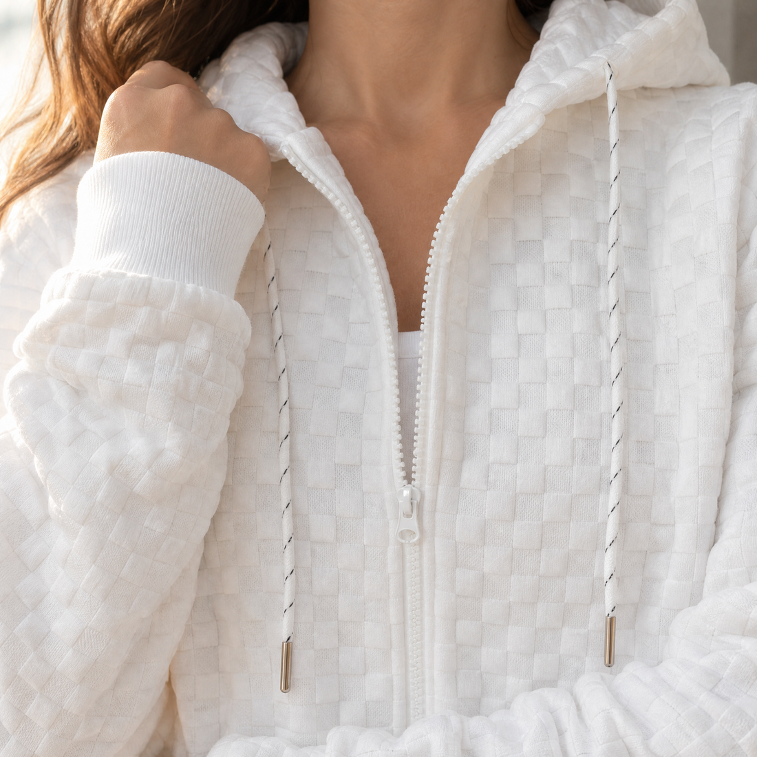 Tiffany-Hope Textured Jacket - Lead Product Detail