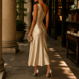 Maia One Shoulder Dress - Lead Alternate View
