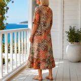 Celine Relaxed Midi Dress - Lead Alternate View