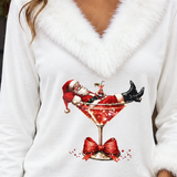 Martha-Belle Fur Trim Top - Lead Product Detail