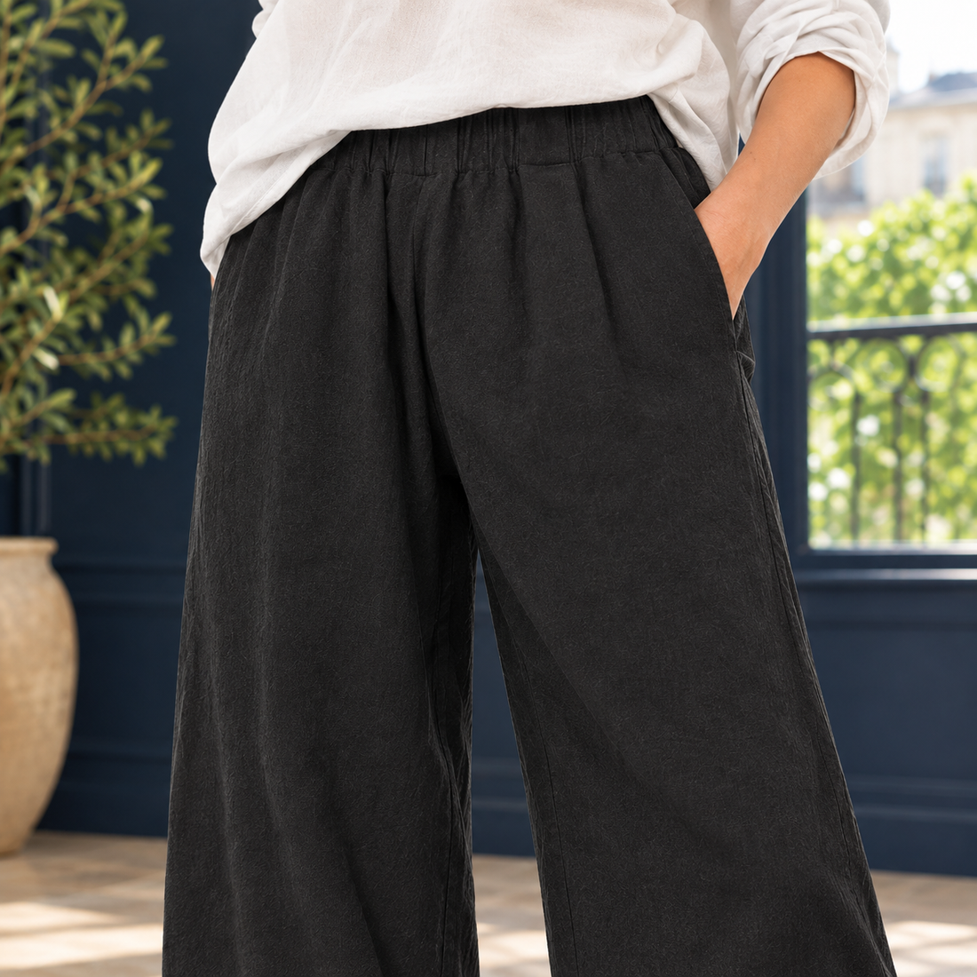 Nadine-Sage Balloon Pants - Lead Product Detail