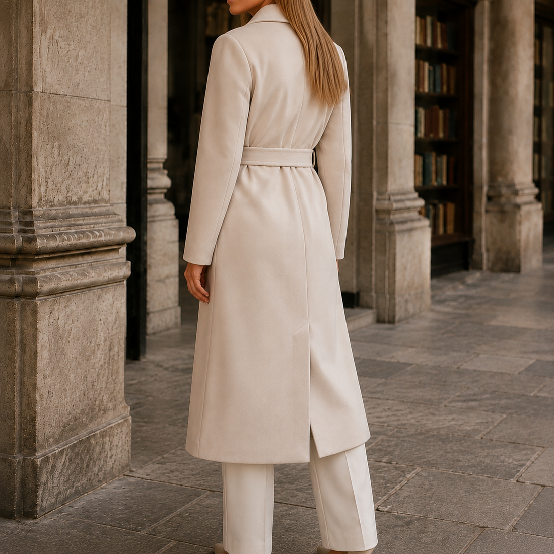 Chiara Belted Overcoat - Lead Alternate View