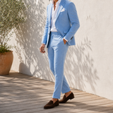 Hudson Linen Suit - Lead Alternate View