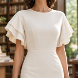 Lavinia-Faye Ruffle Sleeve Dress - Lead Product Detail