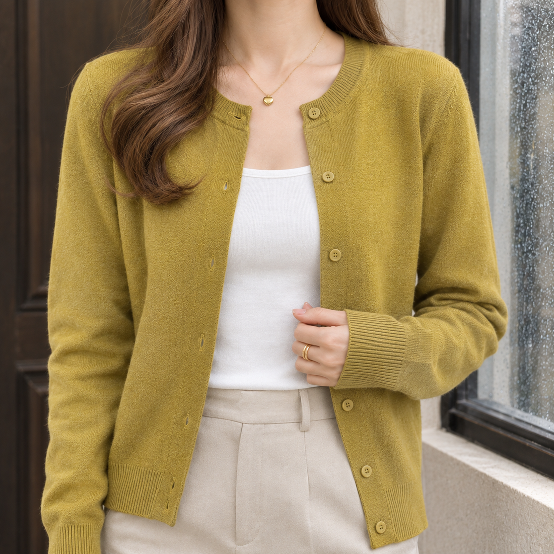 Cadence-Faye Fine Knit Cardigan - Lead Product Detail