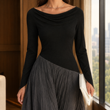 Lara-Claire Asymmetric Dress - Lead Product Detail