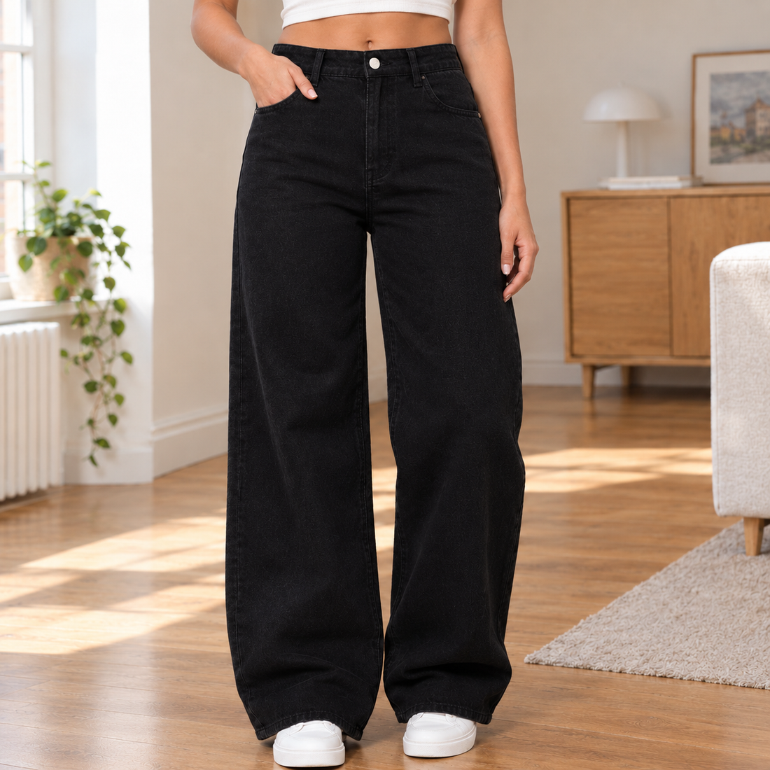 Cassidy Wide Leg Jeans - Lead Product Detail
