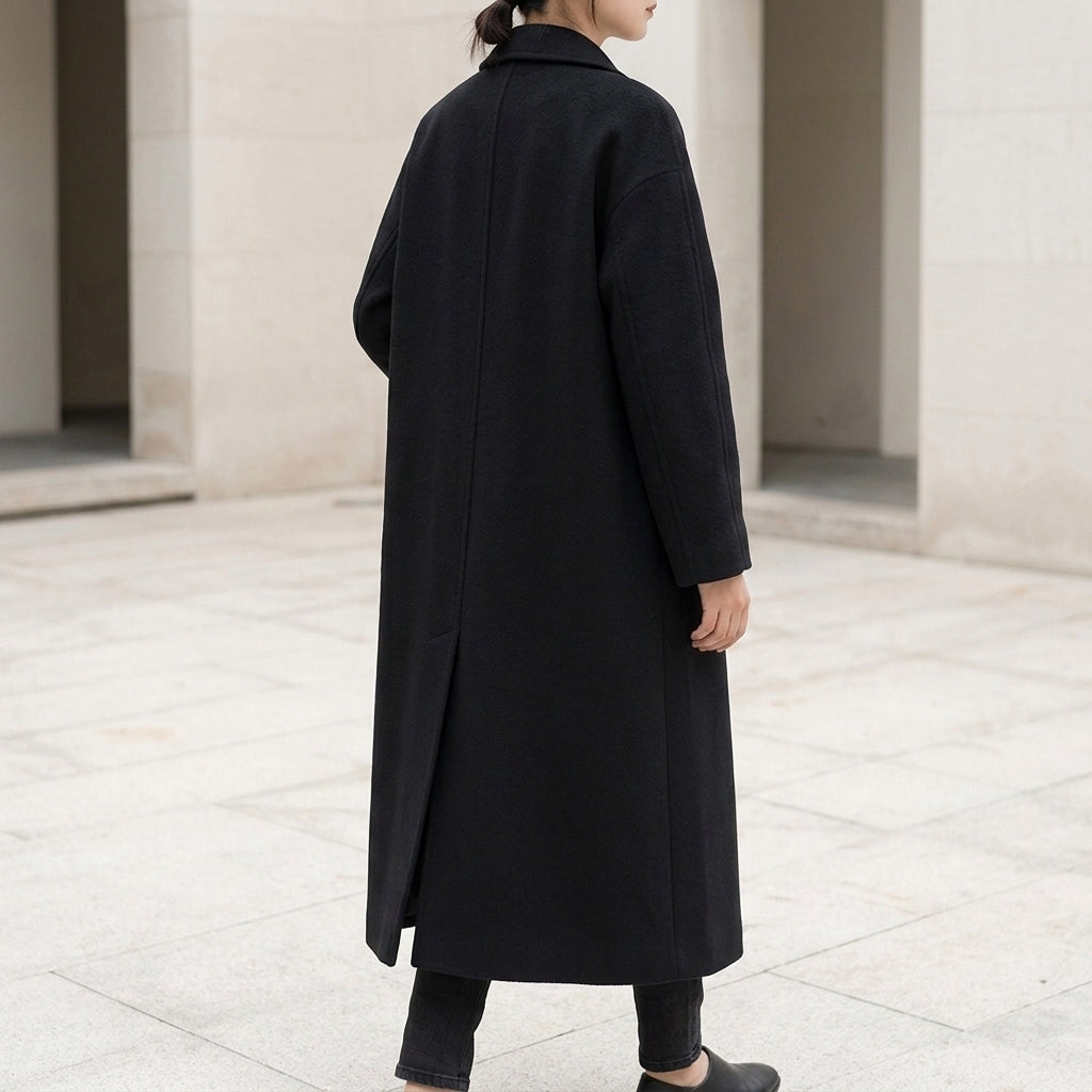 Elodie Double-Breasted Coat - Lead Alternate View