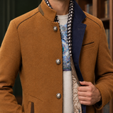 Harrison Stand Collar Coat - Lead Product Detail