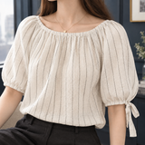 Isla-June Gathered Neck Top - Lead Product Detail
