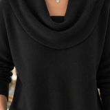 Tiffany-Marie Cowl Neck Sweater - Lead Product Detail