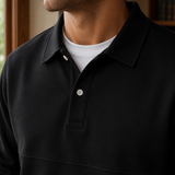 Sebastian Collared Sweatshirt - Lead Product Detail