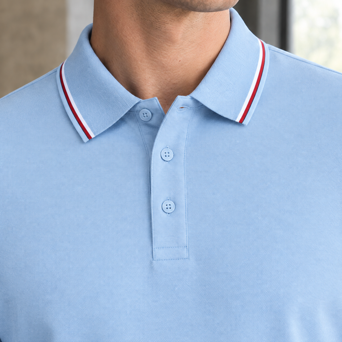 Amaury Tipped Polo - Lead Product Detail