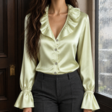 Fernanda Ruffle Blouse - Lead Product Detail