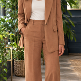 Sabina-Pearl Tailored Pantsuit - Lead Product Detail