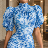 Vivienne-Pearl Fishtail Dress - Lead Product Detail