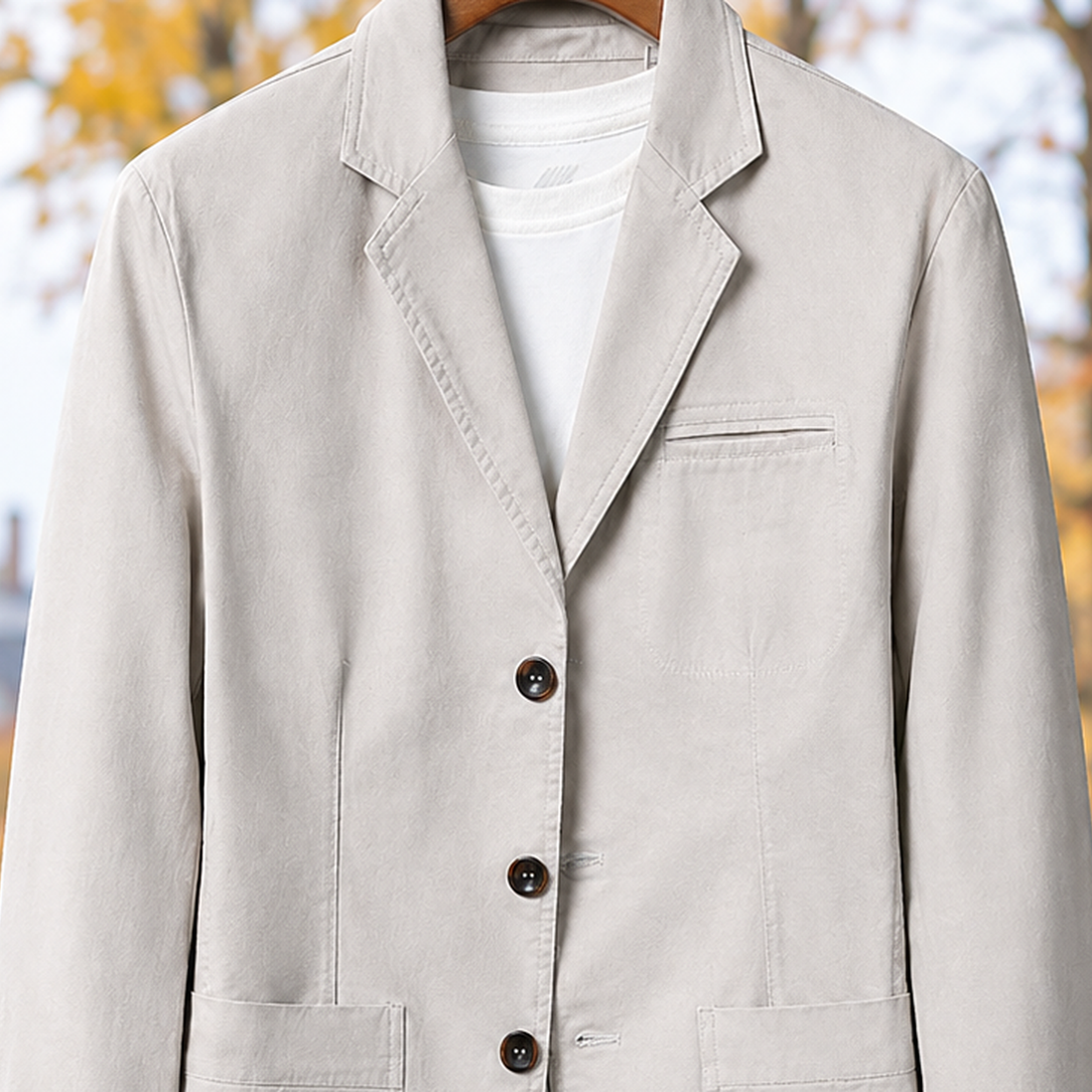 Hugh-Miles Cotton Blazer - Lead Product Detail