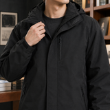 Alfred Hooded Jacket - Lead Product Detail