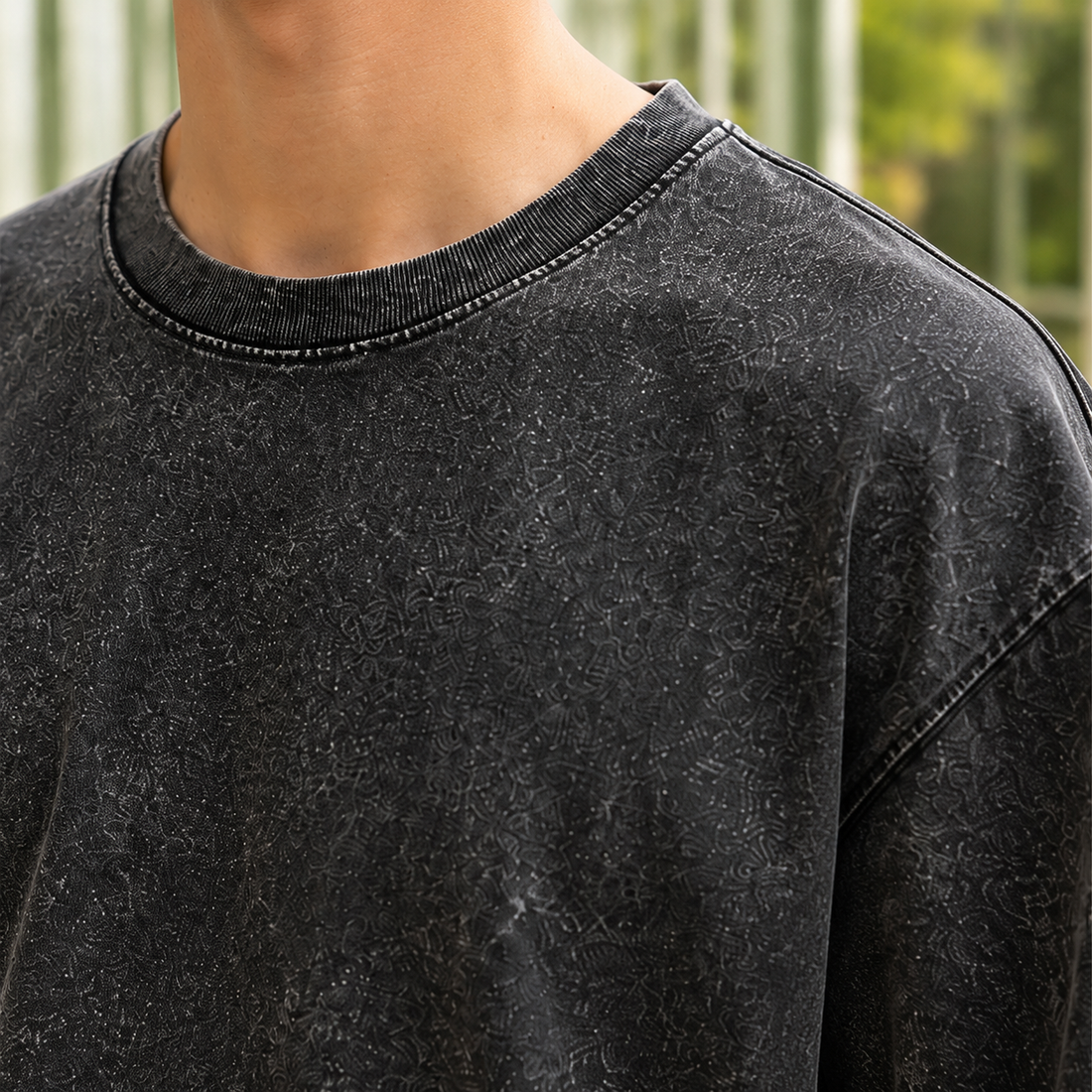 Leander Oversized T-Shirt - Lead Product Detail