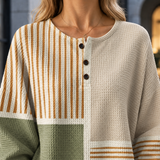 Alba-Jade Patchwork Sweater - Lead Product Detail